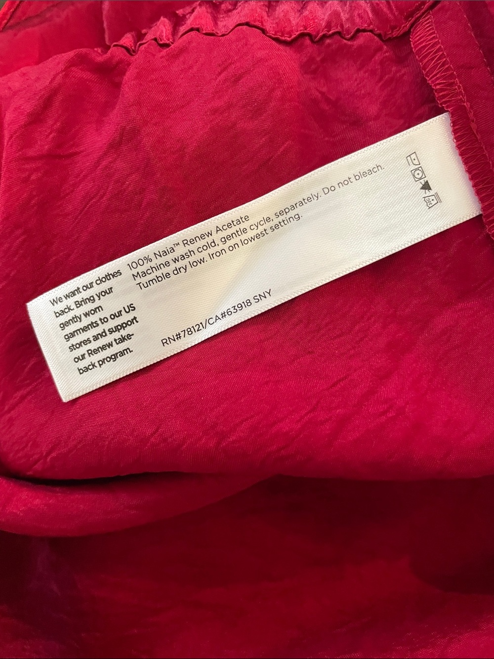 EILEEN FISHER Textured Satin Ruby Midi Skirt Size XL, NWT - Picture 8 of 8